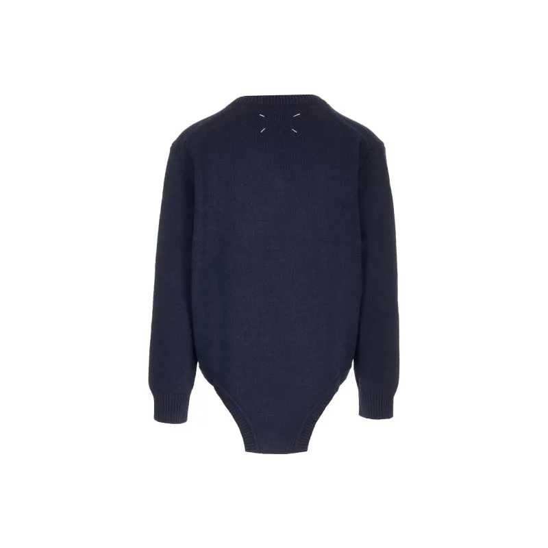Maison Margiela Four stitch logo Wool Jumper-1