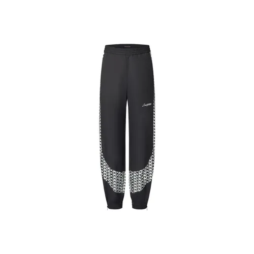 LOUIS VUITTON Knitted Sweatpants Men Black