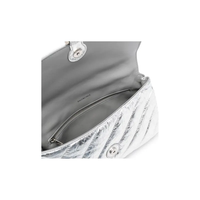 Balenciaga Crush Clutch Pelle Crush-3