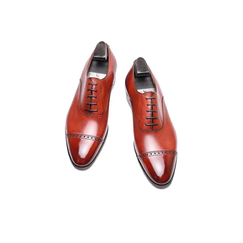 GAZIANO GIRLING Vintage Cherry Dress Shoes Men's Cherry Red-1