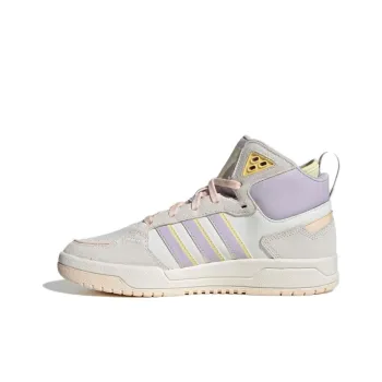Adidas Neo 100DB Basketball Shoes 'White Beige Purple' Women's