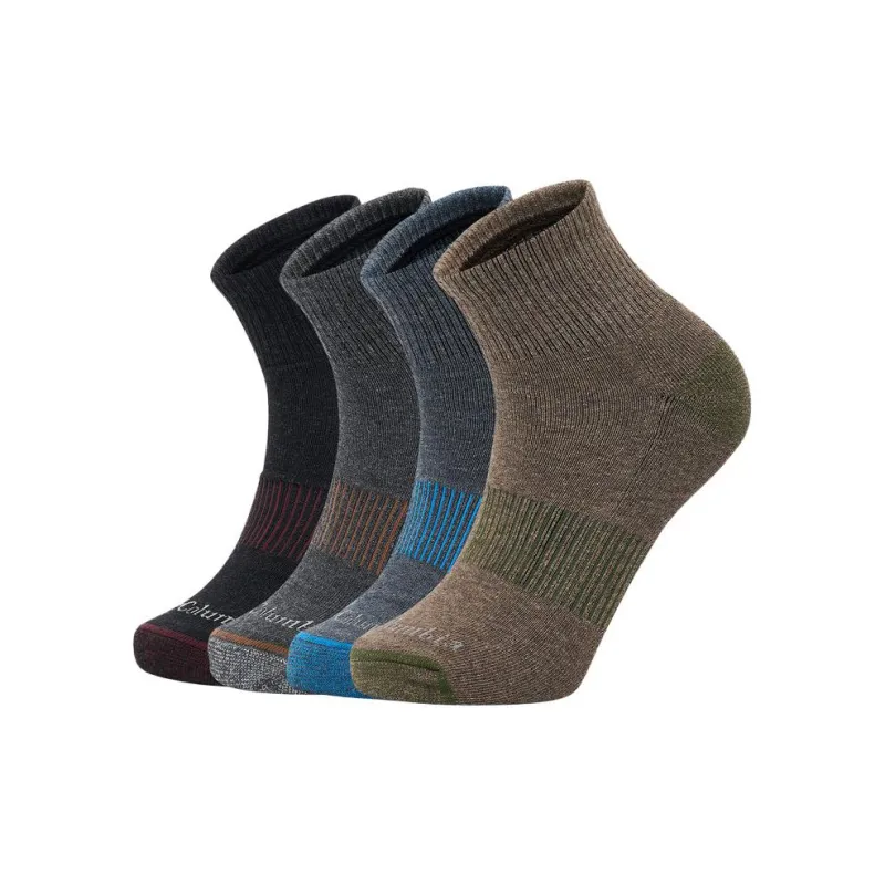 Columbia Mid Calf Socks Unisex 4 Pack-0