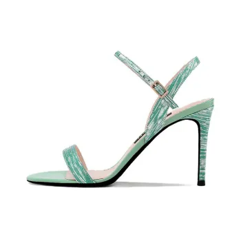 SHUDAIER One-Strap Sandals 8.5cm Women's Light Green