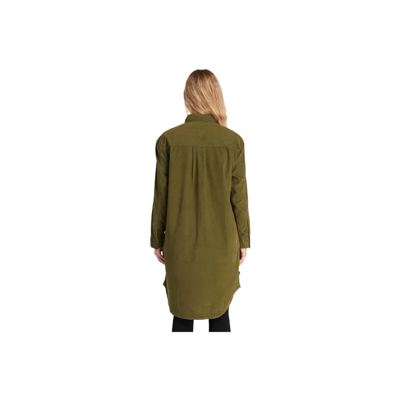 Timberland Long Sleeved Dresses Women's Dark Olive Green-1