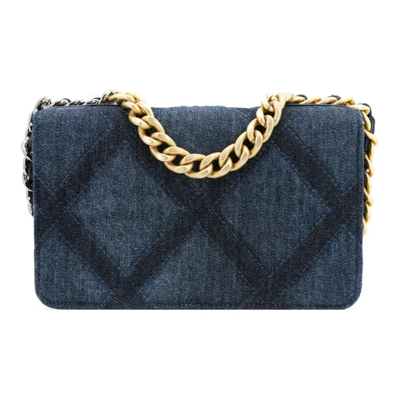 CHANEL 23C Spring WOC Denim Handbag, Shoulder Bag, Crossbody Bag Regular Women's Dark Blue-2