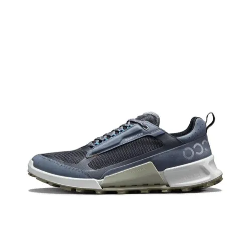 Ecco Low Top Casual Shoes Men's Gray