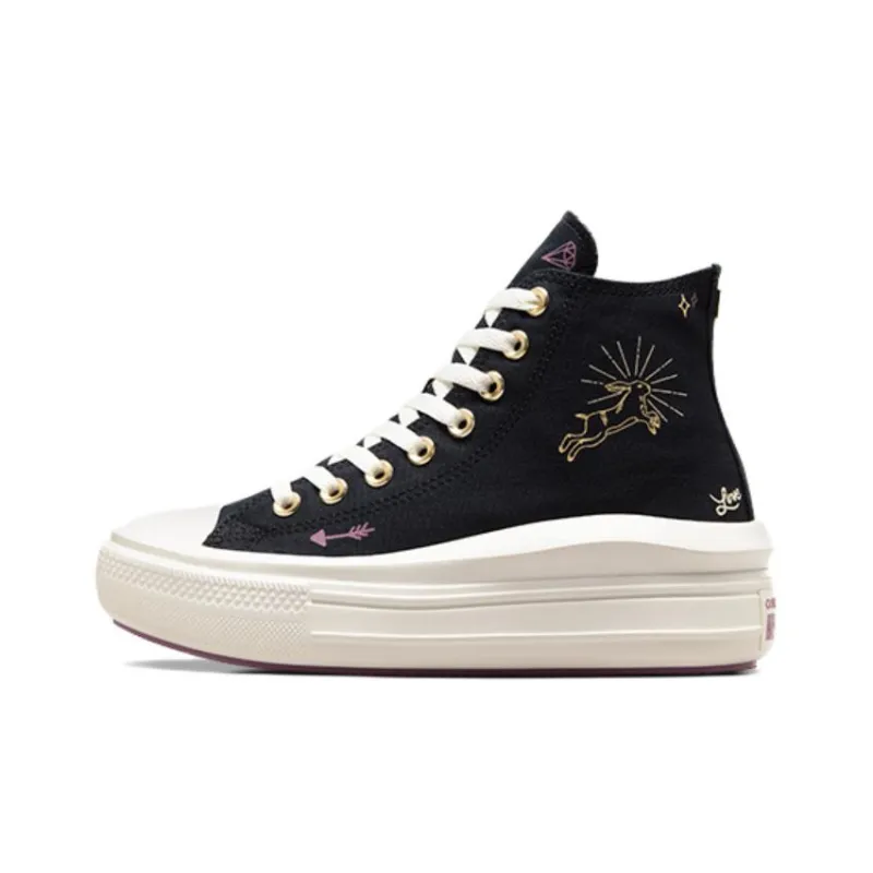 Chuck Taylor All Star Women's Converse Move Platform High 'Tiny Tattoos' Women's-0