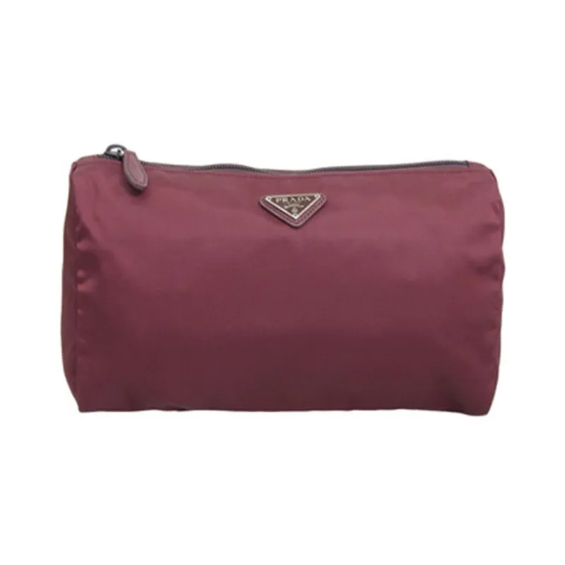 PRADA Nylon Storage Bag Makeup Bag Women's Red-0