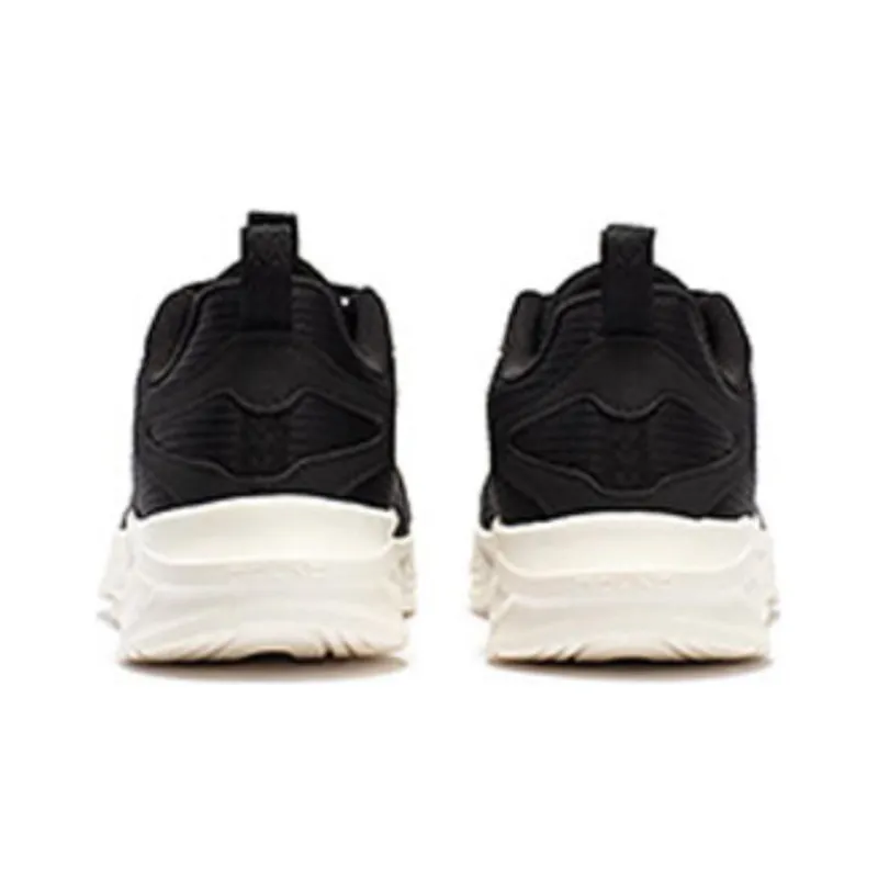 361° Blade Cushioning Low Top Casual Running Shoes Men's Obsidian Black Feather White-2