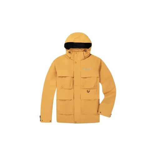 Columbia Transit Windbreaker Jackets Men Yellow