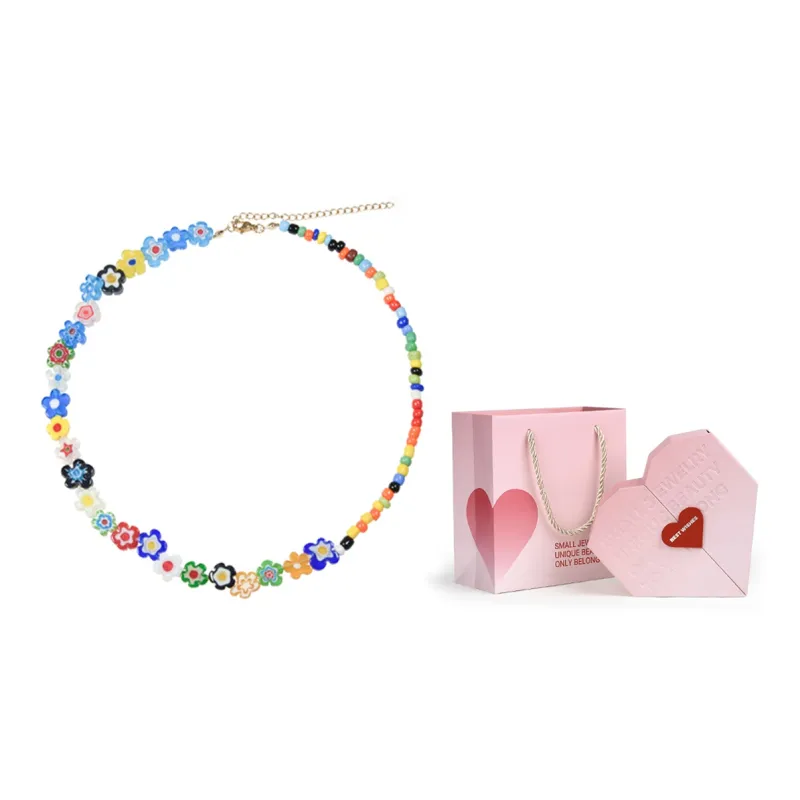 MISS TOOYA Colored Glaze Necklaces Women's-4