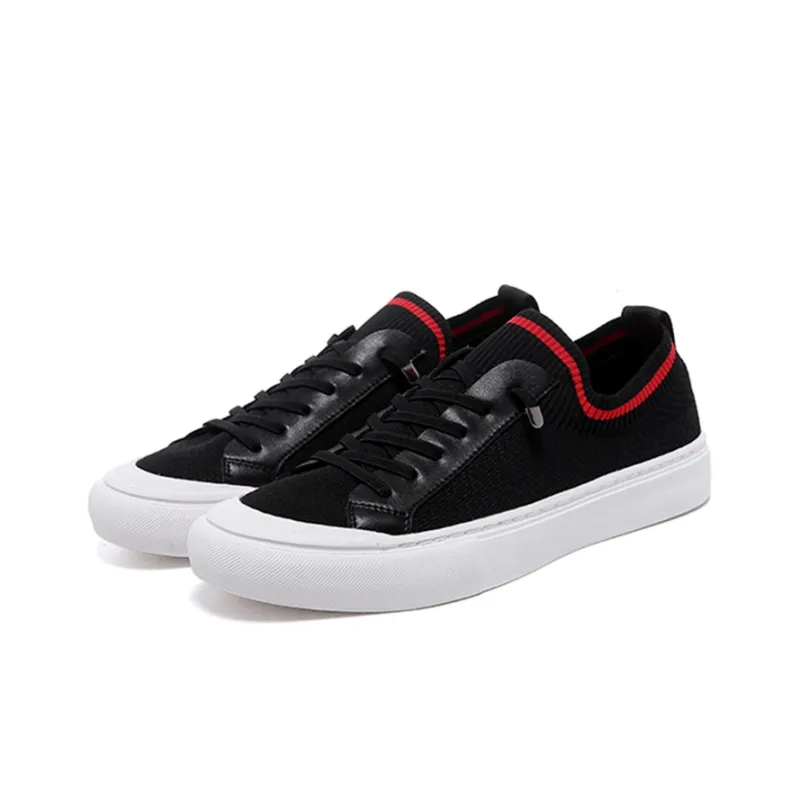 YEDANI Low Top Canvas Shoes Men's Black-2