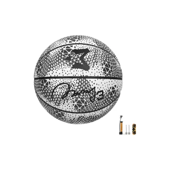 MARBURY PU Basketball Gray White Size 7 Ball Training