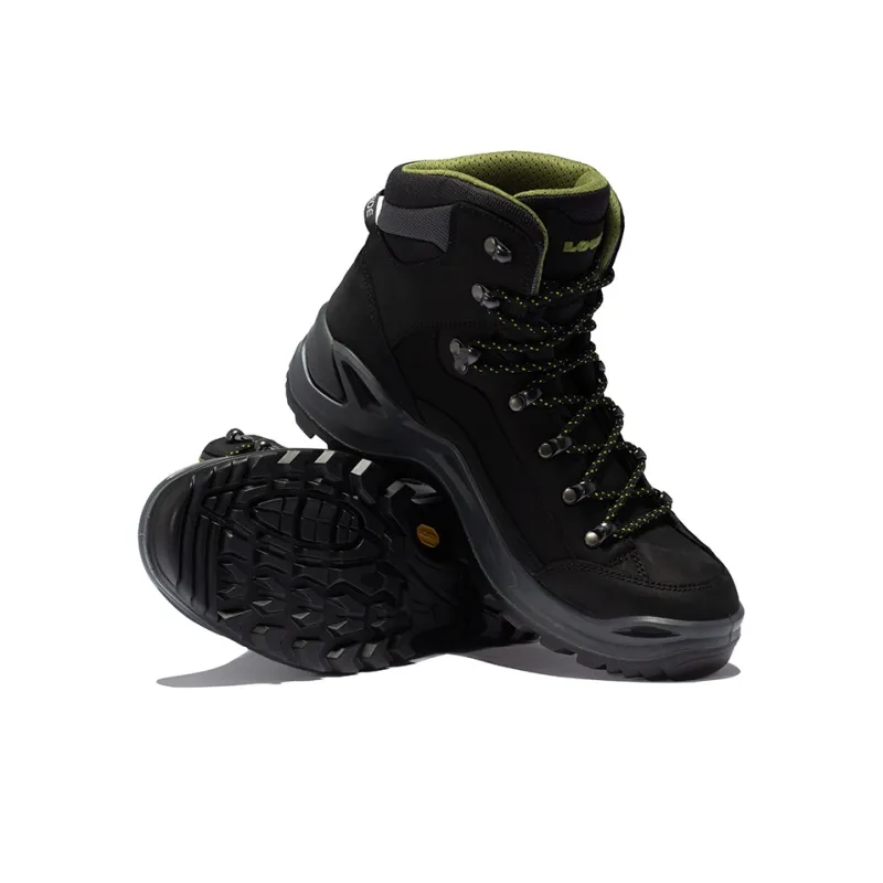 Lowa Renegade Hiking / Trekking Shoes Unisex Mid Top Olive-3