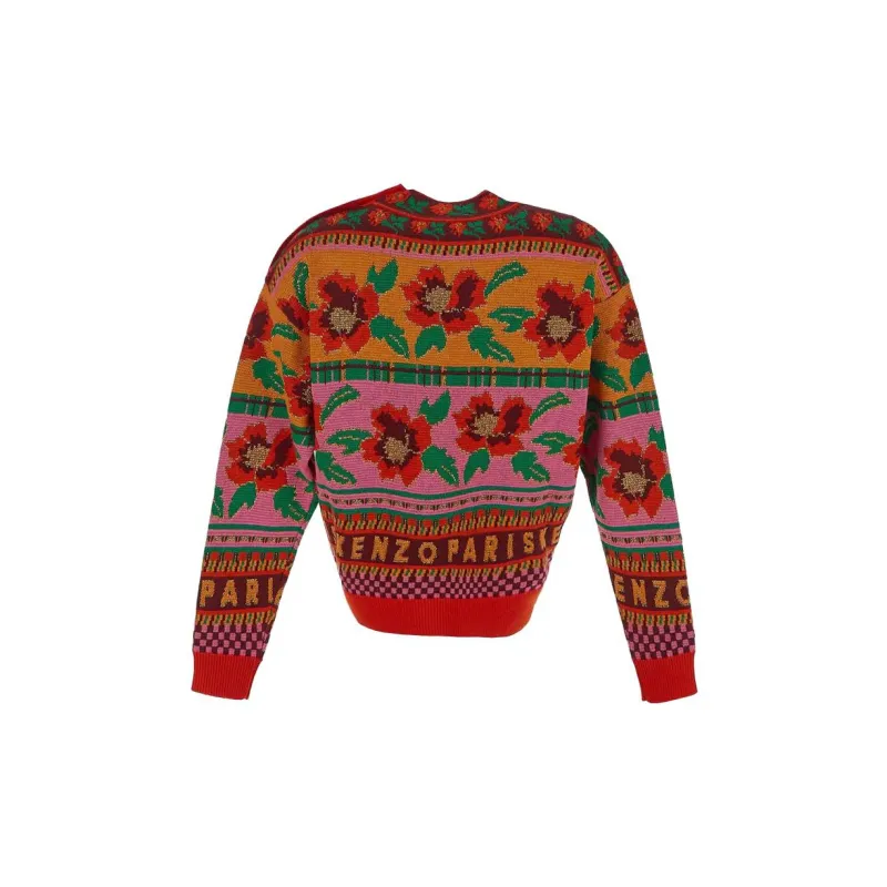 KENZO Intarsia knit Wool blend Jumper-1