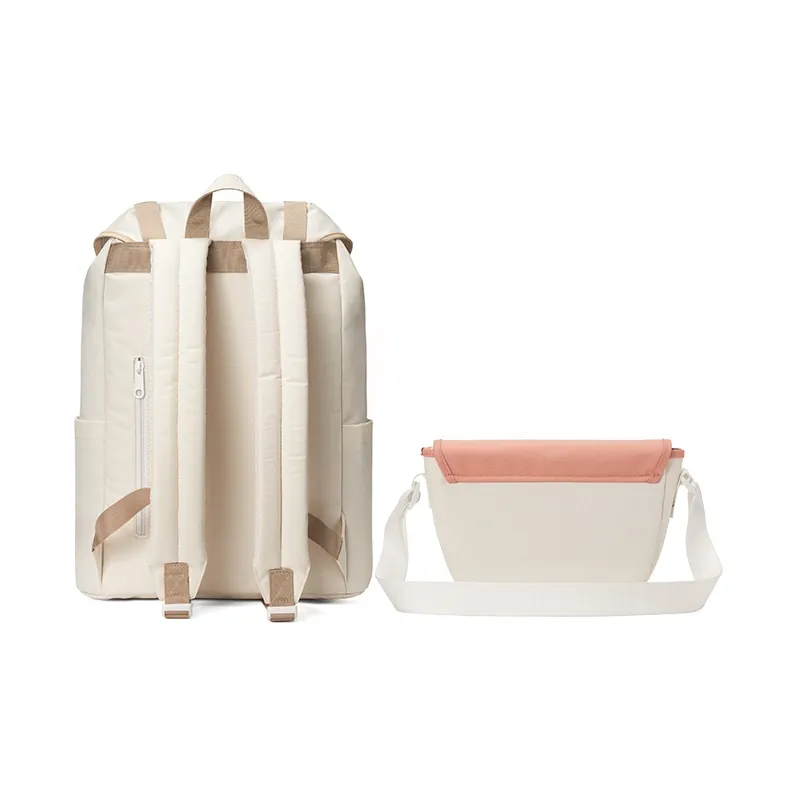 MR.ACE HOMME Polyester Saddle Bag, Shoulder Bag, Backpack Regular Unisex Snow-11