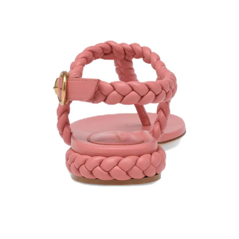 GIANVITO ROSSI Ravello Strap Sandals Women's Pink-4