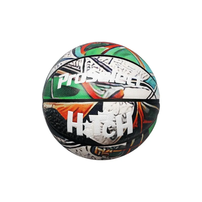 ProSelect Microfiber Leather Basketball Multicolor Mixed Size 7 Training Unisex-0