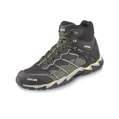 MEINDL Hiking / Trekking Shoes Men High-Top Black/Green