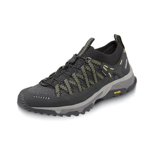 MEINDL Outdoor Shoes Men Low-Top Black/Green