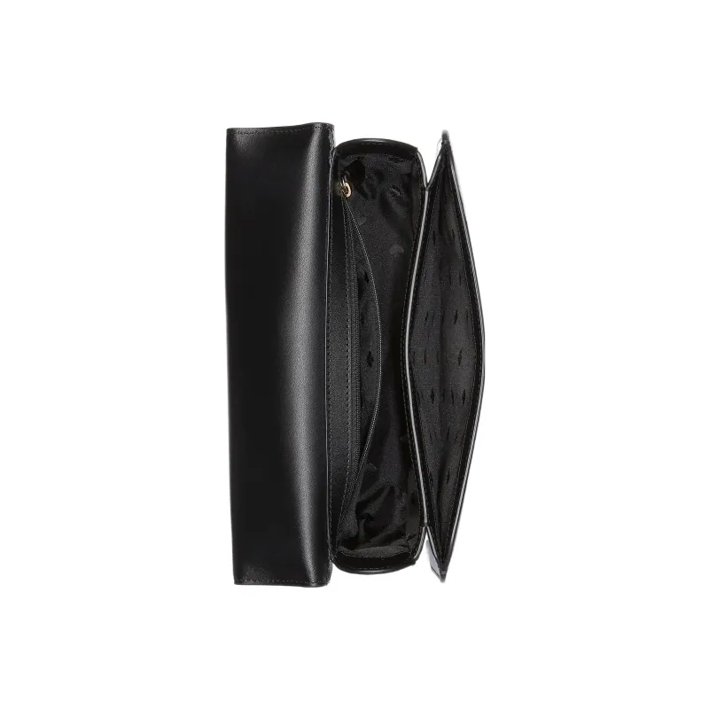 Kate Spade Smooth Leather Shoulder Bag, Crossbody Bag Regular Women's Black-4