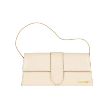 Jacquemus Le Bambino Cow Leather Handbag Shoulder Bag Women's Ivory