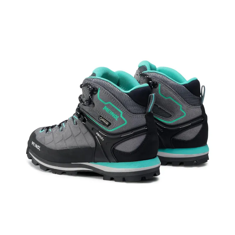 MEINDL Litepeak Lady GTX Anti-Slip Wear-Resistant High-Top Outdoor Shoes Women's Gray Green-3