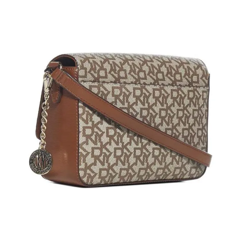 DKNY PVC Crossbody Bag Shoulder Bag Women's Brown-2