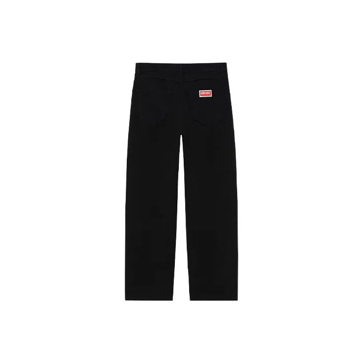 KENZO Asagao Mid rise Straight leg Jeans-1