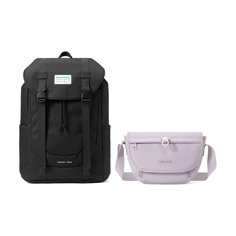 MR.ACE HOMME Polyester Saddle Bag, Shoulder Bag, Backpack Regular Unisex Snow-4