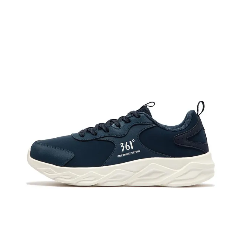 361° Blade Cushioned Slip-Resistant Low-Top Running Shoes Men's Oil Ink Blue-0