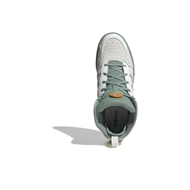 Adidas Neo 100DB Basketball Shoes 'Grey White Olive Green'-2