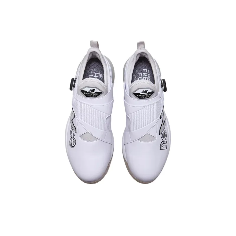 New Balance NB 2500 Cushioning Anti-Slip And Wear-Resistant Low-Top Golf Shoes Unisex White-3