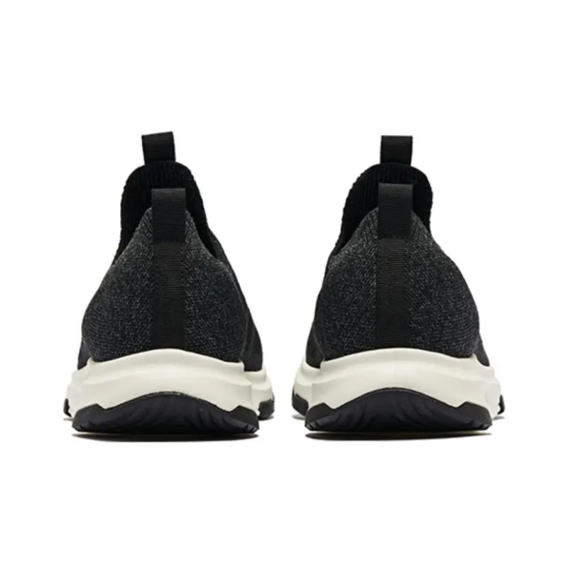QIAODAN Cushioning Anti-Slip And Wear-Resistant Low-Top Running Shoes Men's Black-4