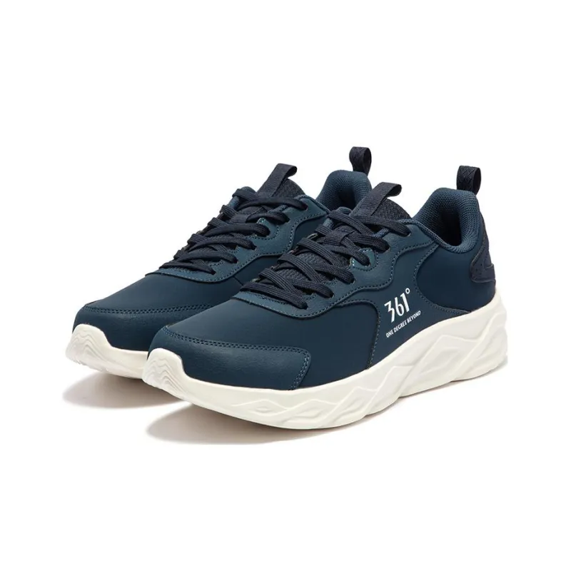 361° Blade Cushioned Slip-Resistant Low-Top Running Shoes Men's Oil Ink Blue-1