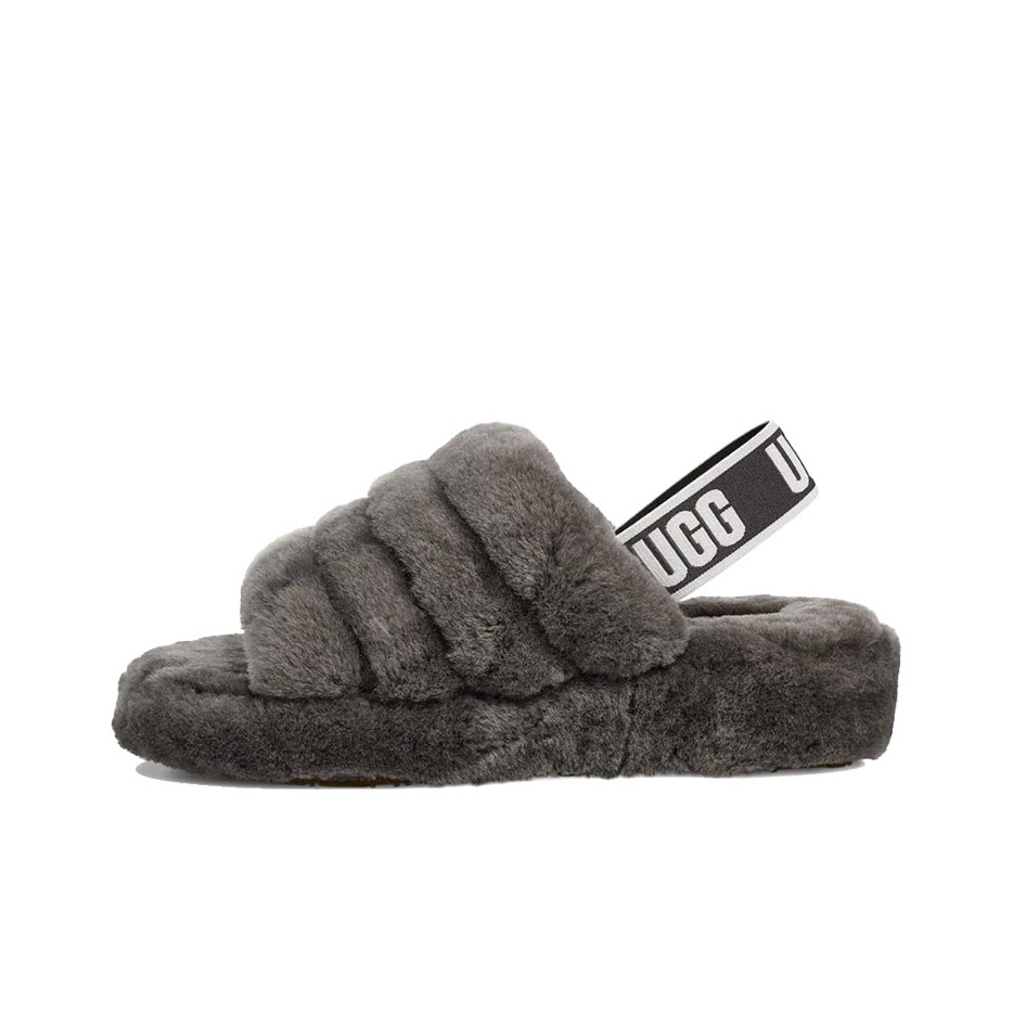 bebcdrshop trends grey ugg slippers POIZON