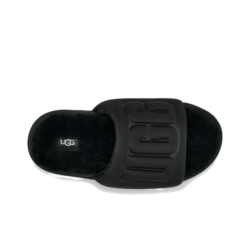 UGG Maxi Graphic Slide Black Women's-4