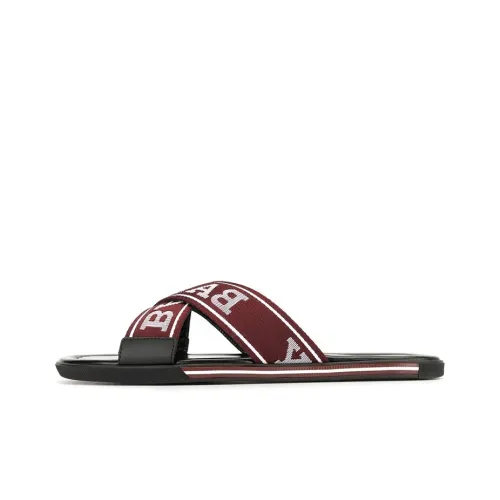 BALLY Slide Slippers Men Red/White