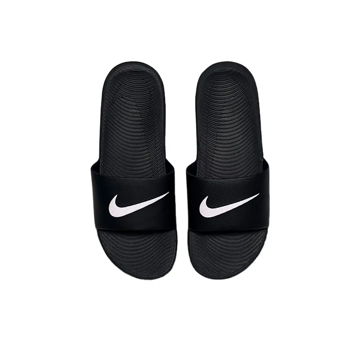 Nike Kawa Slide Black/White-2