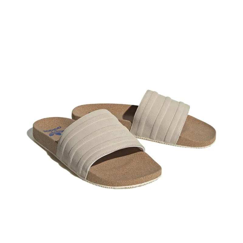 Adidas Adilette Premium Slides Wonder White Cork-2