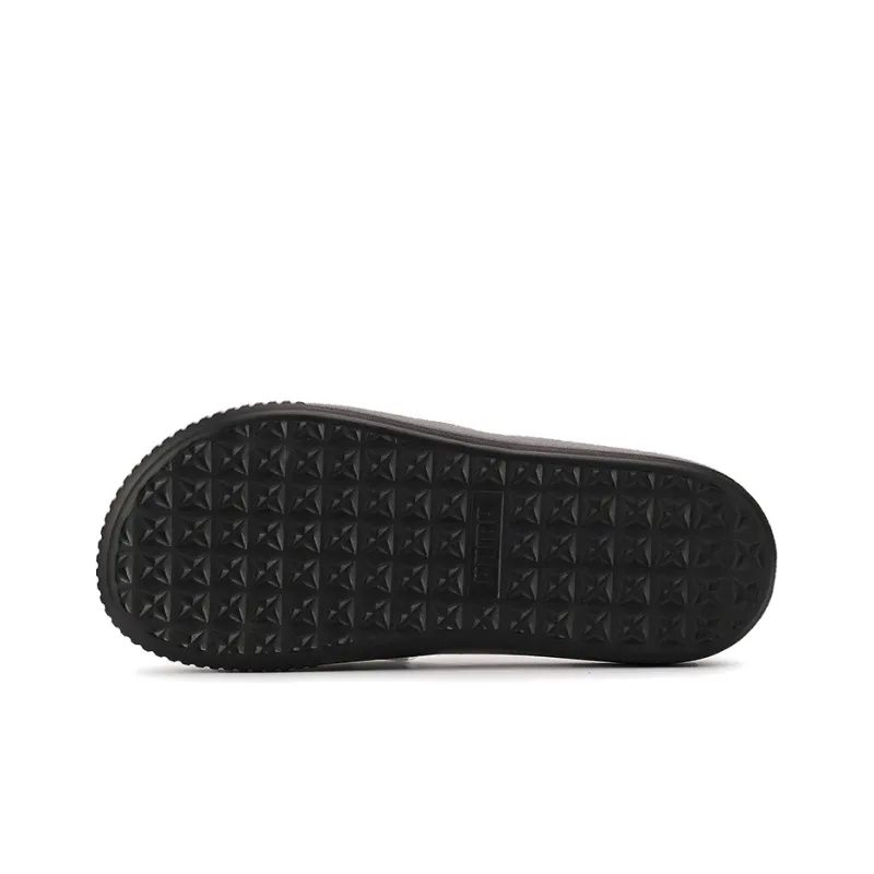 PUMA Platform Slide 'Black White' Women's-4