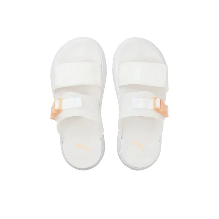 PUMA Suede Mayu Pop Sandal 'White Fizzy Melon' Women's-3