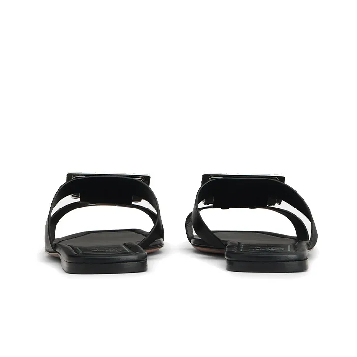 Roger Vivier Slide Slippers Women's Black-3