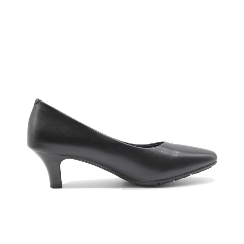 Asics Block Heel High Heels 5.5cm Women's Black-1