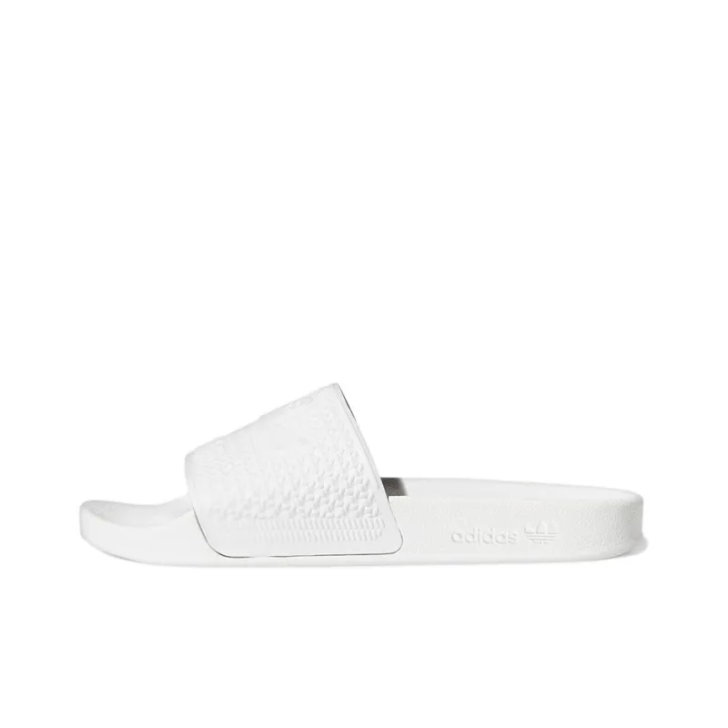 Adidas Shmoofoil Slides 'Triple White'-0