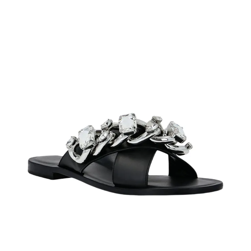 PHILIPP PLEIN Slide Slippers Women's Black-1