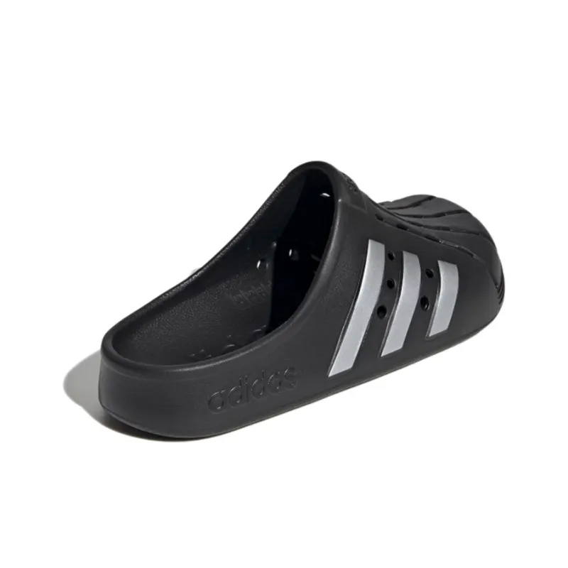 Adidas Adilette Clog Black Silver-3