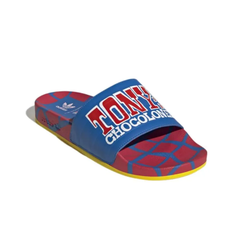 Adidas Originals Adilette Tony's Chocolonely Slides 'Blue'-2
