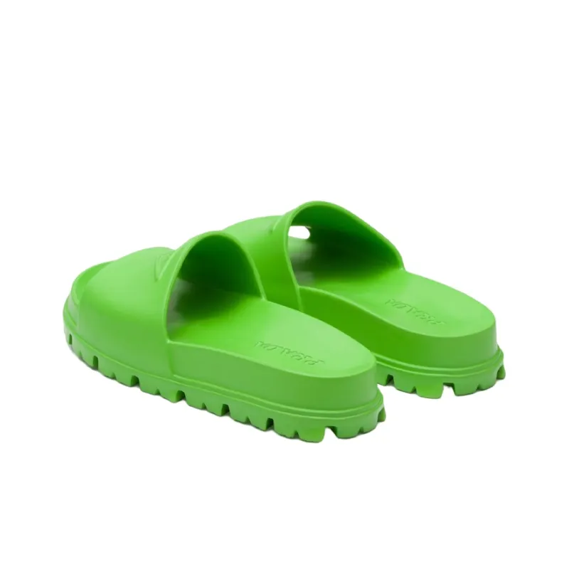 PRADA Rubber Slides Apple Green Men's-4