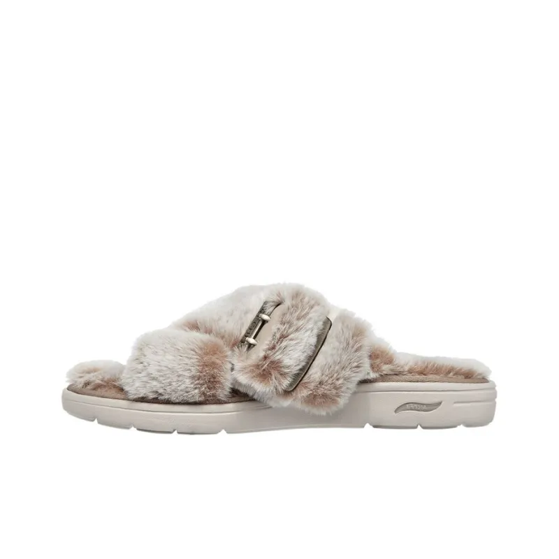 Skechers ARCH FIT LOUNGE Rubber Sole Slippers Women's Taupe-0